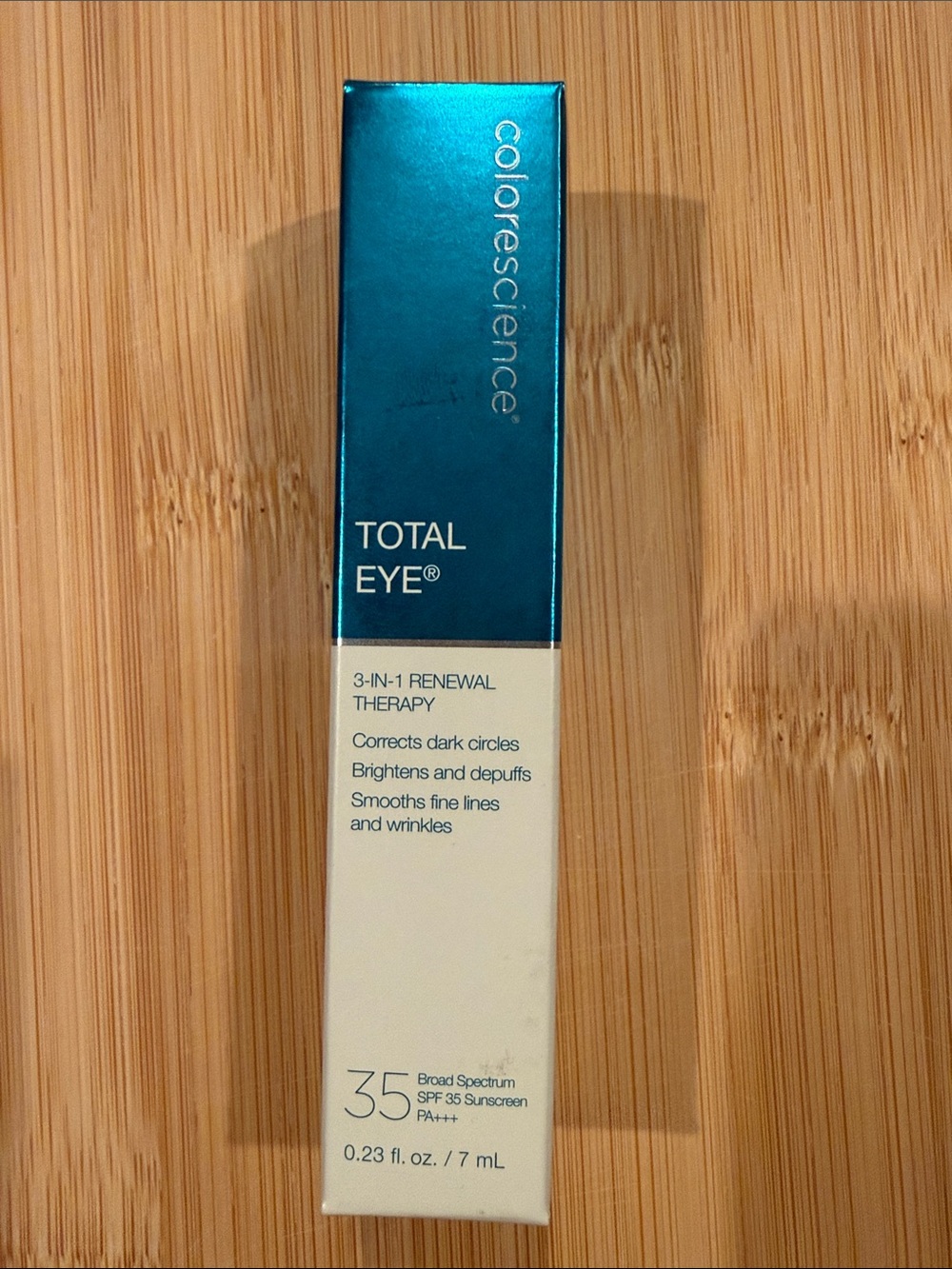 NIB Colorescience Total Eye 3-in-1 Renewal Therapy SPF 35 - DEEP (Sealed)